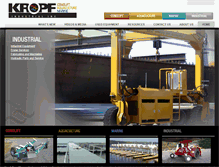 Tablet Screenshot of kropfindustrial.com